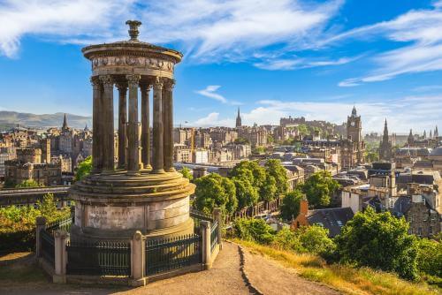 Calton Hill as free attractions in Edinburgh Scotland