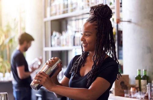 Hospitality work is a common role for students